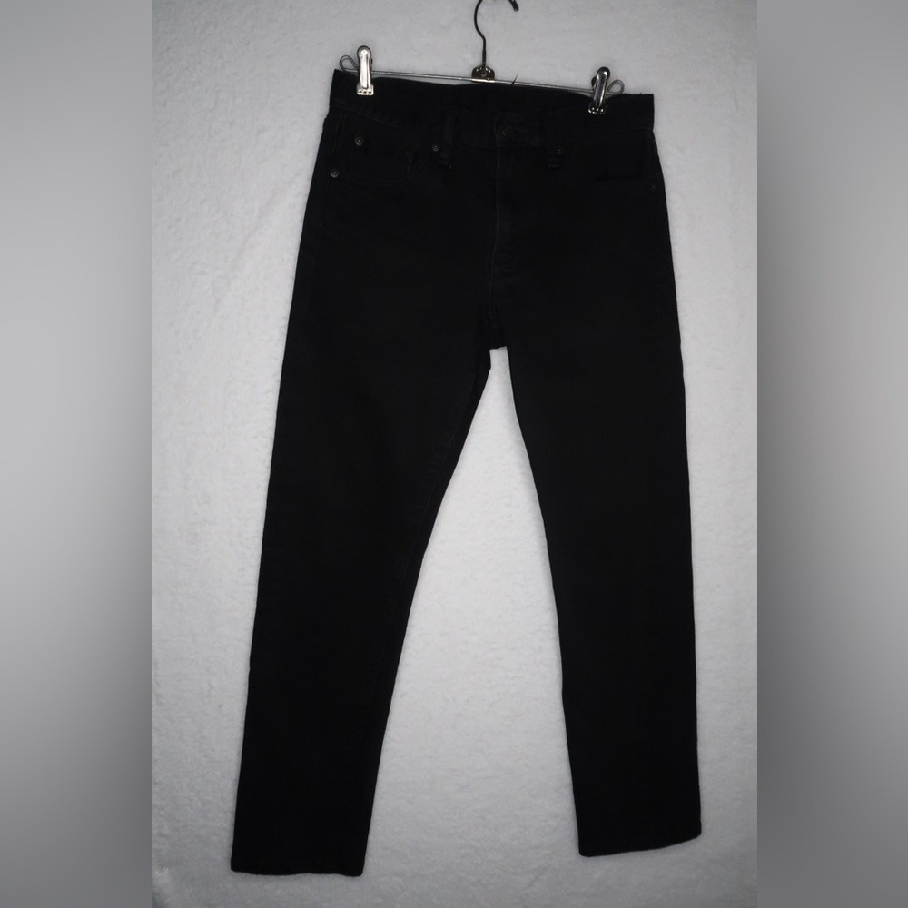 Uniqlo Men's Black Denim‎ Skinny Jeans Sz 28 Business Casual Going Out EUC